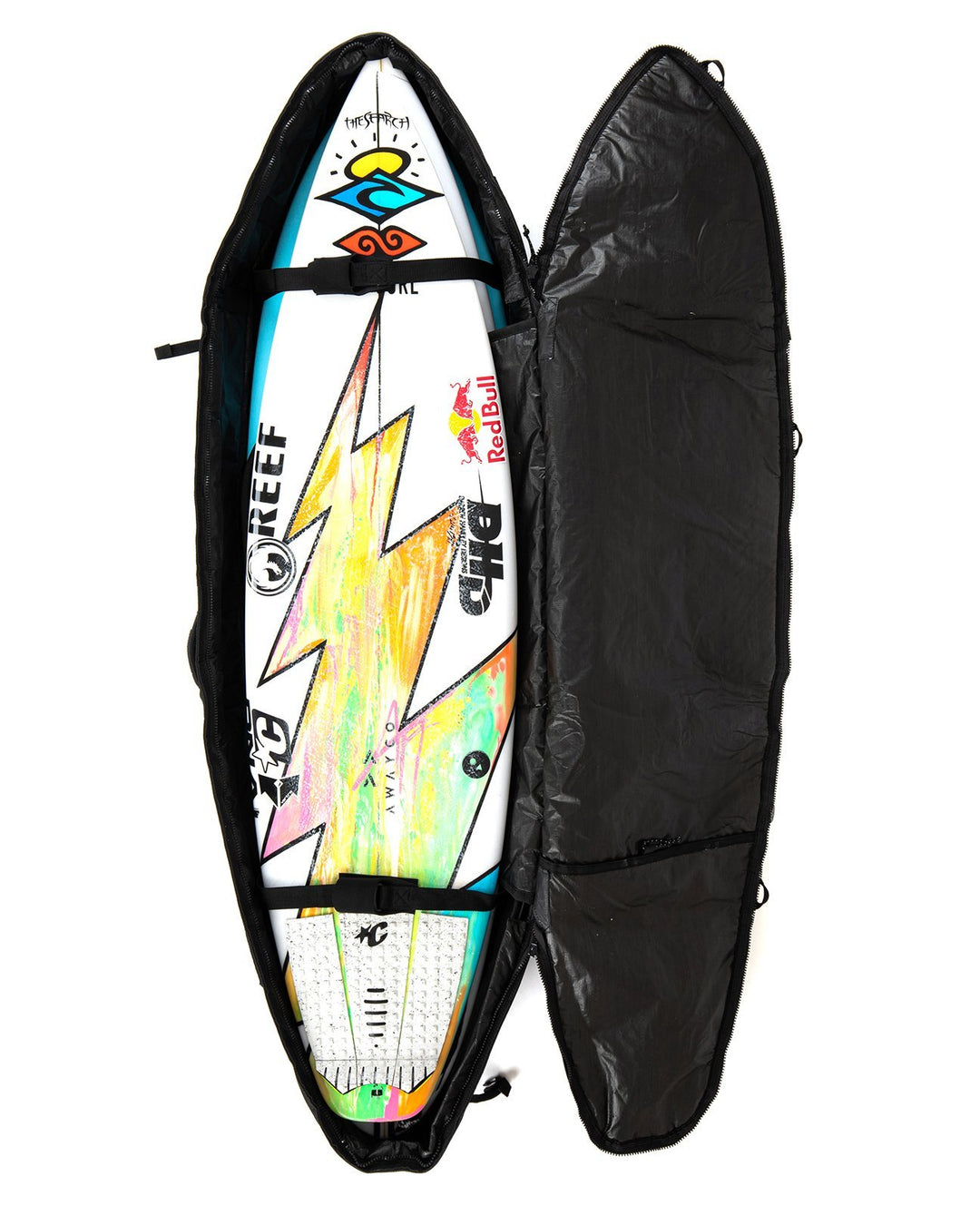 6'6 - 7'6 Triple Surfboard Travel Bag with Wheels – Stay Covered
